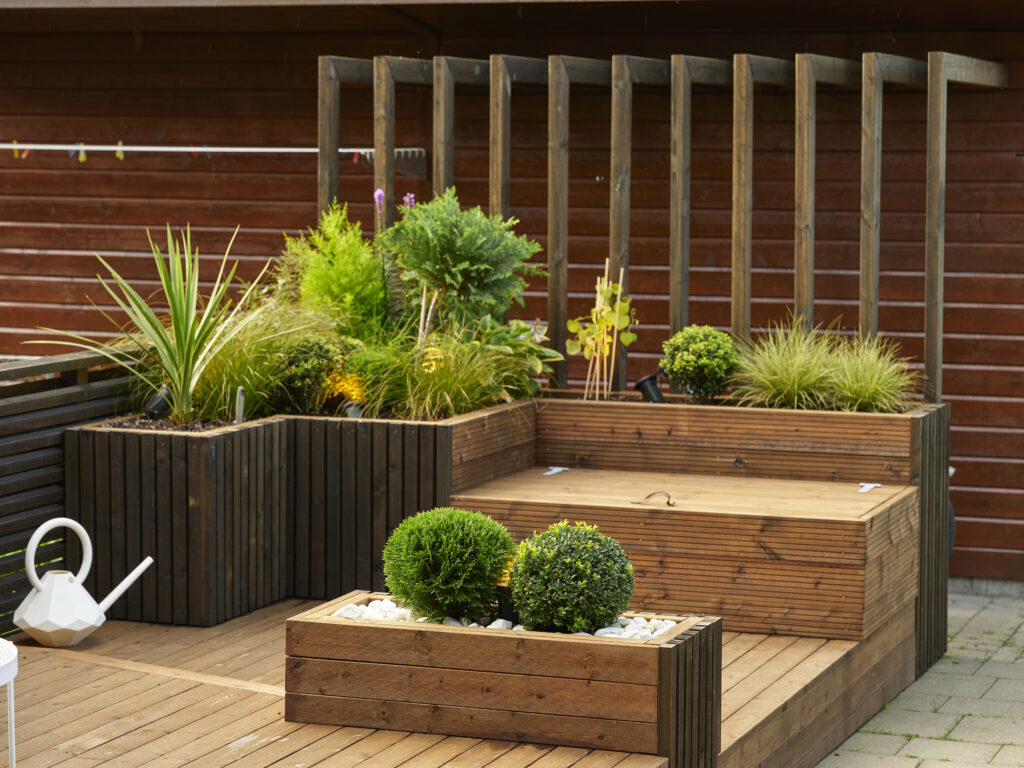 Uterom med sykkelparkering