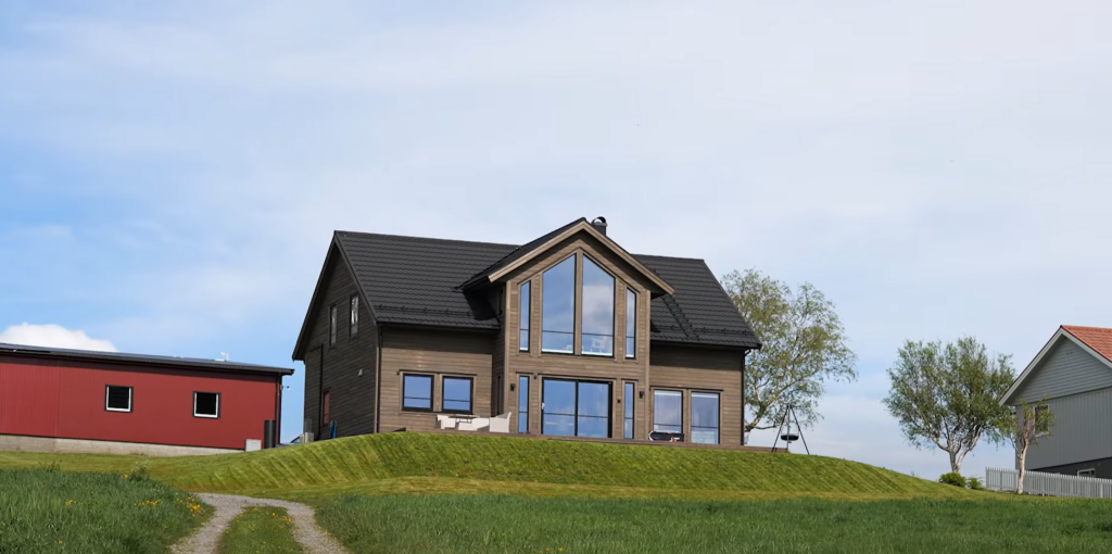 MøreRoyal kledning på BlinkHus, Kråkneset utenfor Molde