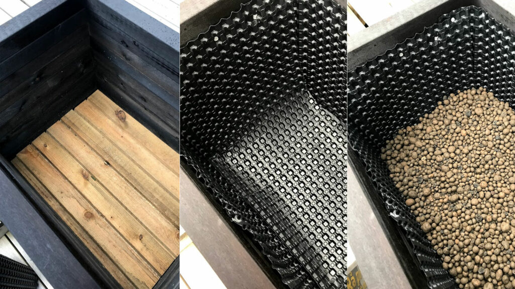 Plantekasser med knotteplast