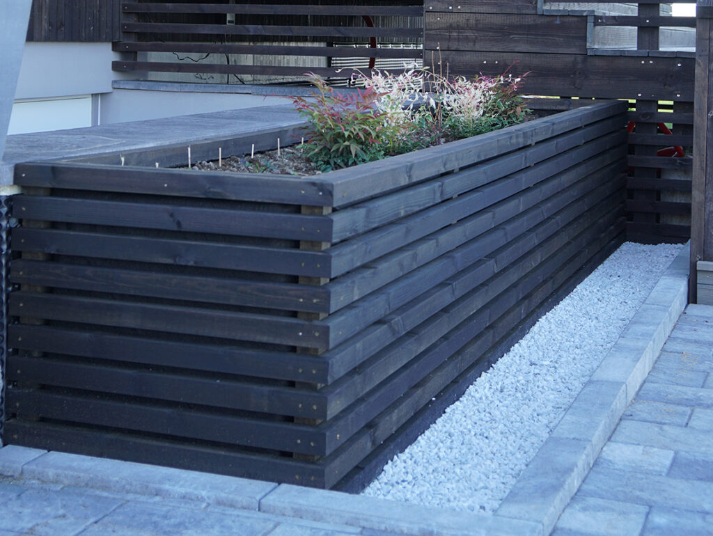 Blomsterkasse av lekter