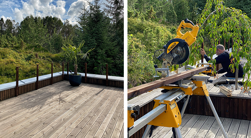 Rekkverk i brun MøreRoyal @villalille