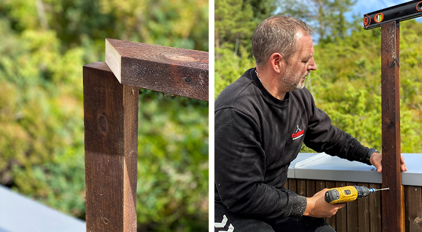 Rekkverk i brun MøreRoyal @villalille