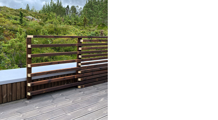 Rekkverk i brun MøreRoyal @villalille