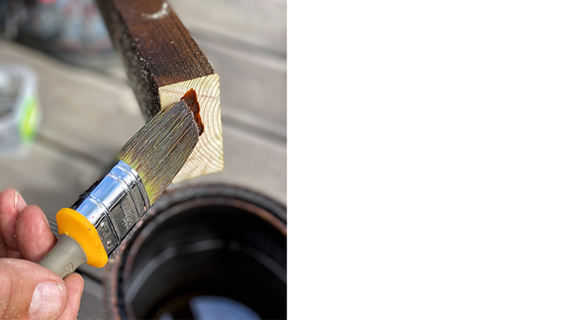 Rekkverk i brun MøreRoyal @villalille