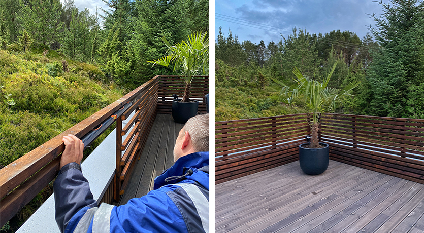 Rekkverk i brun MøreRoyal @villalille