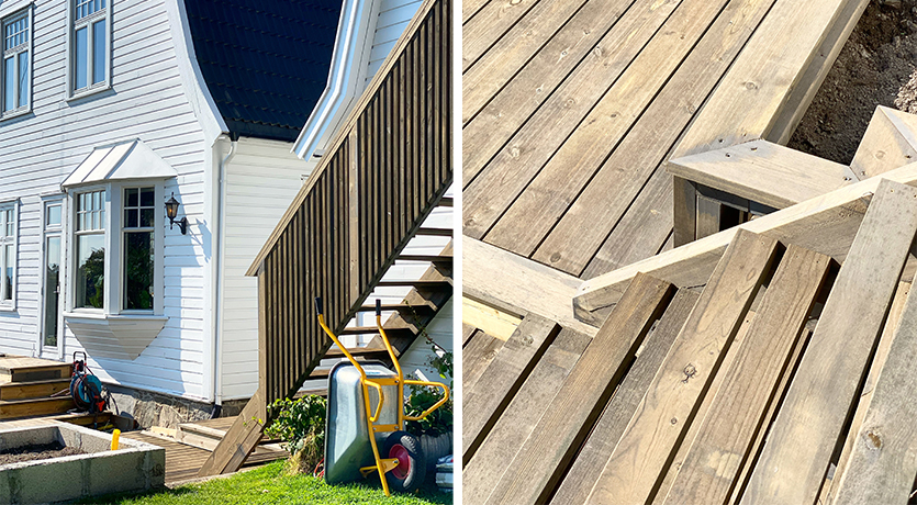 MøreRoyal trapp og terrasse