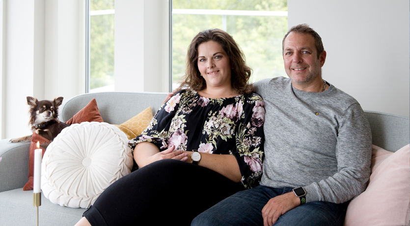 Laila Lillerovde og mannen Stig