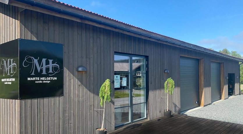 Gårdsbutikk i MøreRoyal. Design by Marte Helgetun.