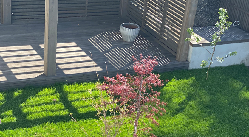 Hjemme hos Villa Floris / Nina Lunde: Pergola / Hage