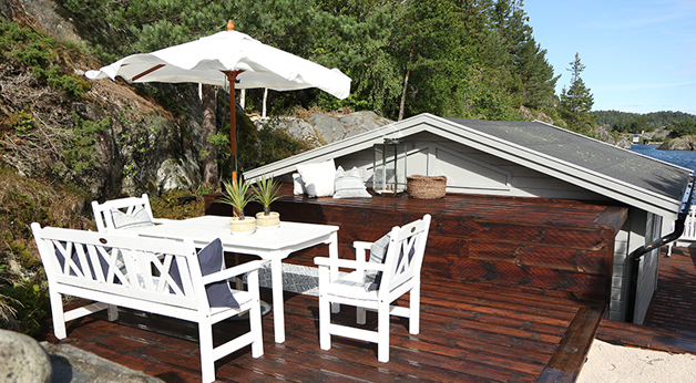 Eventyrlig oppussing - Kragerø - Foto av terrasse