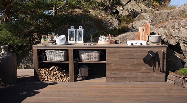 Eventyrlig oppussing - Bamble - Foto av utekjøkken i MøreRoyal