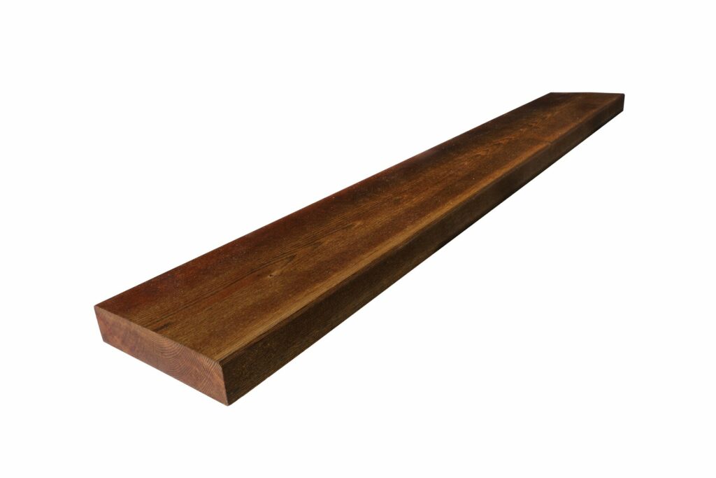 Bryggedekke 34x145, brun