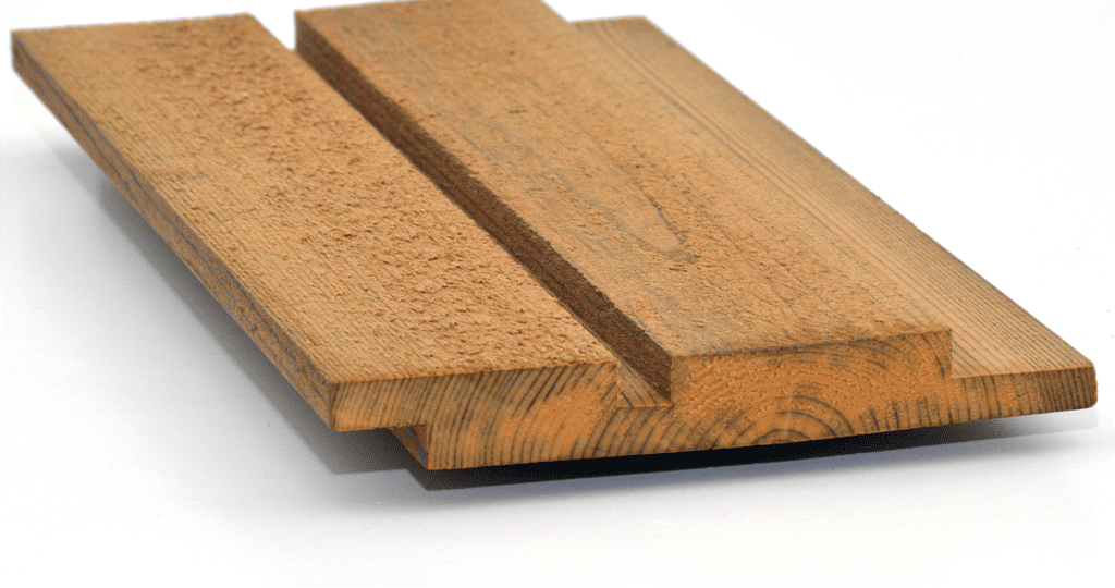 MøreRoyal kledning - Dobbelfals rettkant med fuge 19x148 Natur