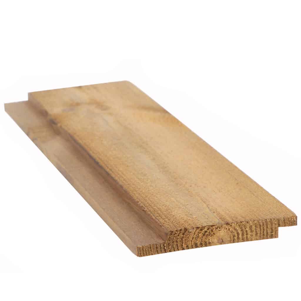 Dobbelfals rettkant natur